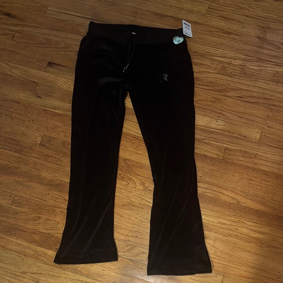 Juicy Couture Other - Juicy Couture Black Velour Track Pants